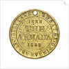 Theatre pass commemorating the tercentenary of the Spanish Armada, 1888; reverse by unknown