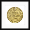 Theatre pass commemorating the tercentenary of the Spanish Armada, 1888; reverse by unknown