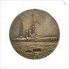 Medalet commemorating HMS 'Dominion'; reverse by W.M.C.