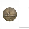 Medalet commemorating HMS 'Dominion'; reverse by W.M.C.