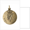 Medalet commemorating HMS 'Hibernia'; obverse by V.B.