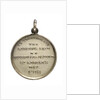 Medalet commemorating the raid on Zeebrugge and Ostend, 1918; reverse by Unknown