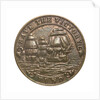 Medalet commemorating the raid on Zeebrugge and Ostend, 1918; obverse by unknown