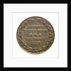 Medalet commemorating the raid on Zeebrugge and Ostend, 1918; reverse by unknown