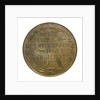 Medalet commemorating Save the 'Victory' Fund; reverse by W. McMillan