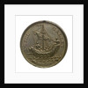 Medal commemorating the 'Ouzel Galley' Society; obverse by I. Parkes