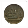 Medal commemorating the surrender of the Emperor Napoleon I, 1815; reverse by J. Mudie