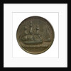 Medal commemorating the surrender of the Emperor Napoleon I, 1815; reverse by J. Mudie