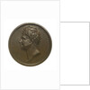 Medal commemorating the visit of King George IV to Southampton, 1823; obverse by W. Wyon