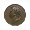Medal commemorating Greek Independence and naval help from England; obverse by Benedetta Pistrucci