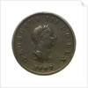Halfpenny; obverse by unknown