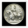 Medal commemorating the battle of Trafalgar, 1805; reverse by W. Wyon