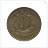 Halfpenny; reverse by unknown