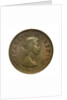 Halfpenny; obverse by unknown