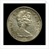 10 cents coin; obverse by unknown