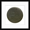 Halfpenny; reverse by unknown