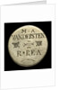 Engraved commemorative coin; reverse by unknown
