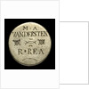 Engraved commemorative coin; reverse by unknown