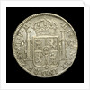 Eight reales; reverse by unknown