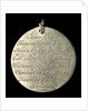 Engraved commemorative coin; obverse by Unknown