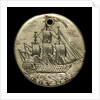 Engraved commemorative coin; obverse by unknown