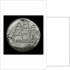 Engraved commemorative coin; obverse by Unknown