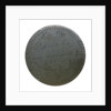 Engraved commemorative coin; reverse by unknown