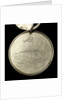 Engraved commemorative coin; obverse by unknown