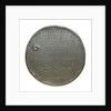 Engraved commemorative coin; reverse by unknown