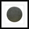 Engraved commemorative coin; reverse by unknown