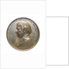Medal commemorating 'The Fighting Temeraire' and J.M.W. Turner; obverse by L.C. Wyon