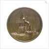 Medal commemorating 'The Fighting Temeraire' and J.M.W. Turner; reverse by L.C. Wyon