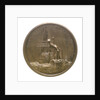 Medal commemorating 'The Fighting Temeraire' and J.M.W. Turner; reverse by L.C. Wyon