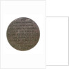 Medal commemorating the cross Channel swim by T. W. Burgess, 1911; reverse by O.J.