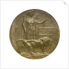 Next of Kin Memorial Plaque; obverse by E. Carter Preston