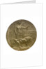 Next of Kin Memorial Plaque; obverse by E. Carter Preston