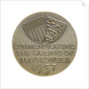 Medal commemorating the sailing of the 'Mayflower II', 1957; reverse by unknown