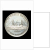 Medal commemorating HMS 'New Zealand'; reverse by W.R. Bock