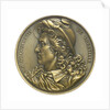 Medal commemorating Admiral de Tourville (1642-1701) and the cruiser 'Tourville'; obverse by J.A. Pingret