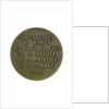 Medal commemorating the Armistice, 1918; reverse by unknown