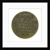 Medal commemorating the Armistice, 1918; reverse by unknown