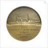 Medal commemorating Marshal Ferdinand Foch (1851-1929)  and the cruiser 'Foch'; reverse by Georges Henri Prud'homme