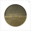 Medal commmemorating Governor Joseph Marquis Dupleix (1697-1763) and the cruiser 'Dupleix'; reverse by Louis Patriarche
