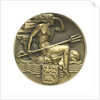 Medal commemorating the battleship 'Dunkerque'; obverse by Pierre Turin