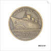 Medal commemorating the SS 'Normandie' by J. Vernon
