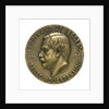 Medal commemorating the 150th anniversary of Ferdinand de Lesseps, 1955; obverse by R.B. Baron