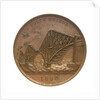 Medal commemorating the opening of the Forth Bridge, 1890; obverse by Lauer Bros.
