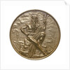 Medal commemorating the opening of the Keil canal, 1895; obverse by G. Loos