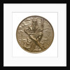 Medal commemorating the opening of the Keil canal, 1895; obverse by G. Loos