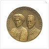 Medal commemorating Prince and Princess Henry of Prussia and the 'Cap Trafalgar'; obverse by M. Hansen